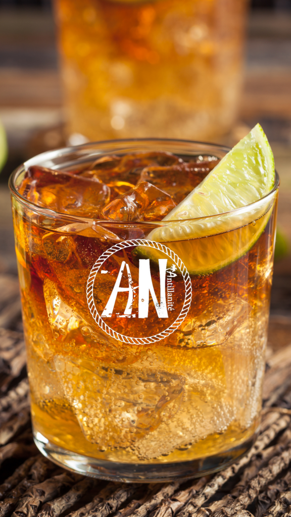 cocktail de rhum vieux à l'Antilllanité